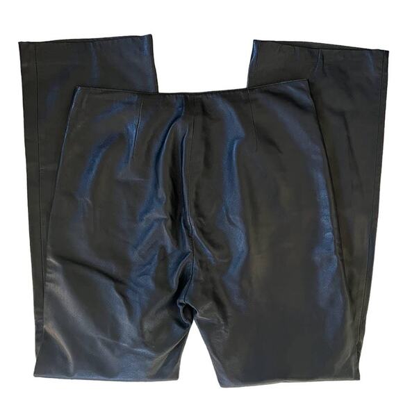 Davide Cenci Leather Pants Lined with Silk - Picture 3 of 15
